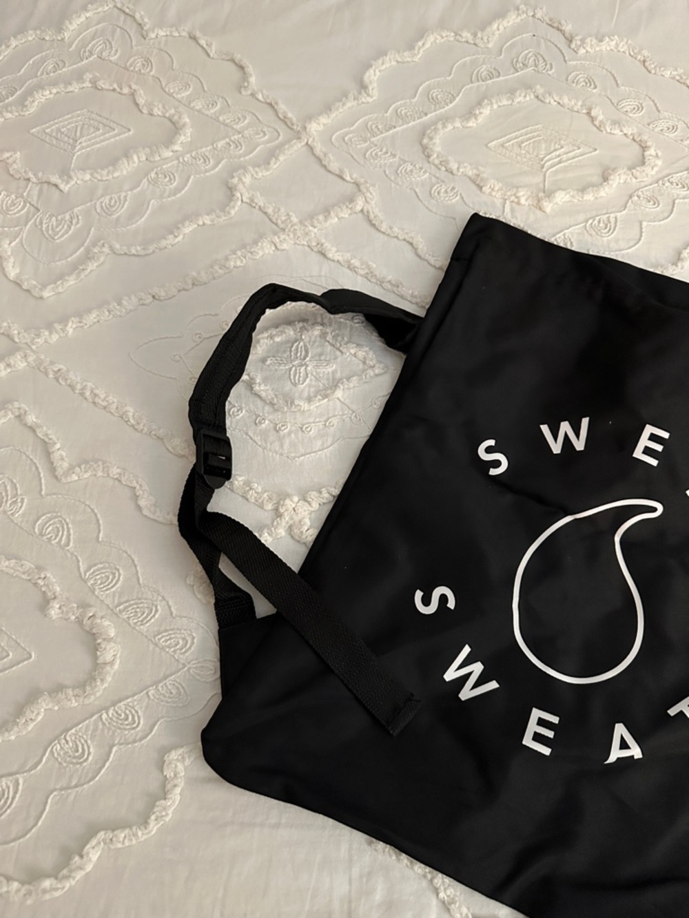 Sweet Sweat Black Drawstring Backpack - Picture 4 of 4